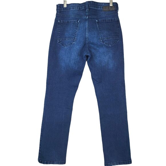 Kenneth Cole Reaction Jeans Straight Leg Men 30 / 30 Dark Wash Classic - Picture 2 of 9